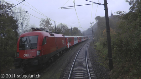 Vista dalla cabina - ÖBB 1116 (Austria)